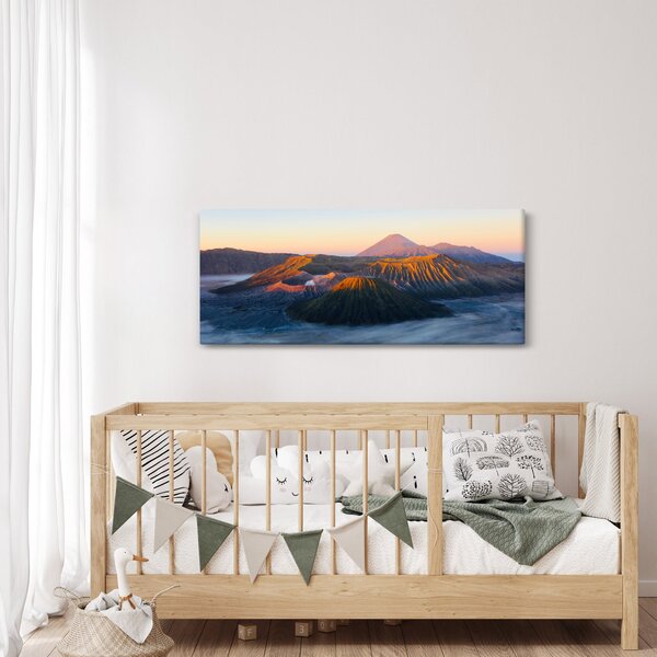 Slika planine Bromo u Indoneziji (120x50 cm)