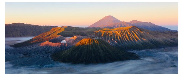 Slika planine Bromo u Indoneziji (120x50 cm)