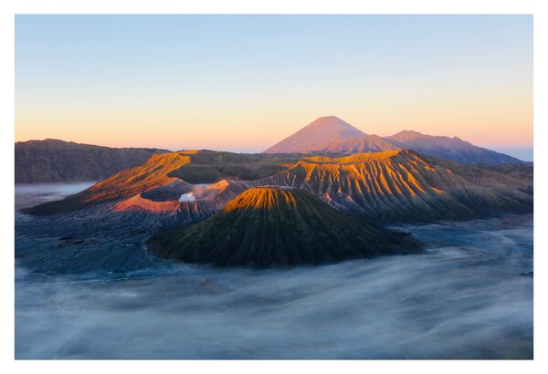 Slika planine Bromo u Indoneziji (90x60 cm)