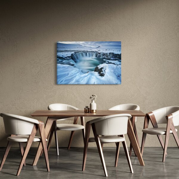 Slika - Vodopad bogova, Island (90x60 cm)
