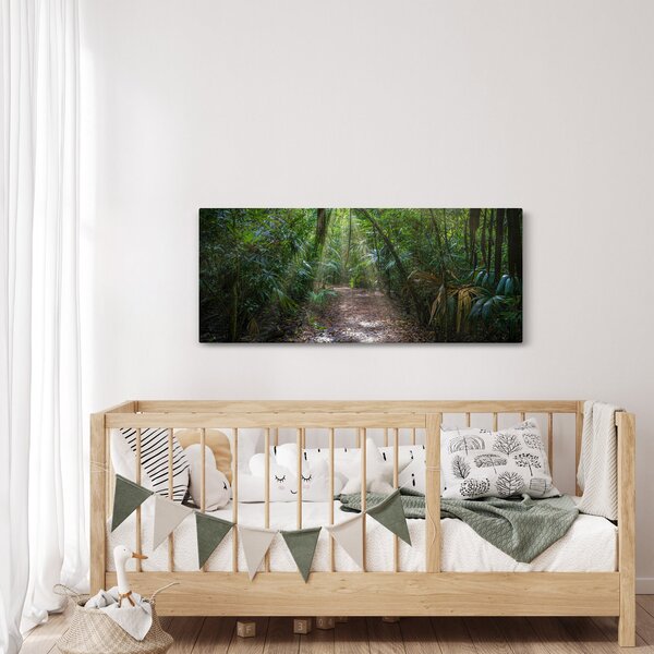 Slika - Sunčeve zrake u džungli (120x50 cm)