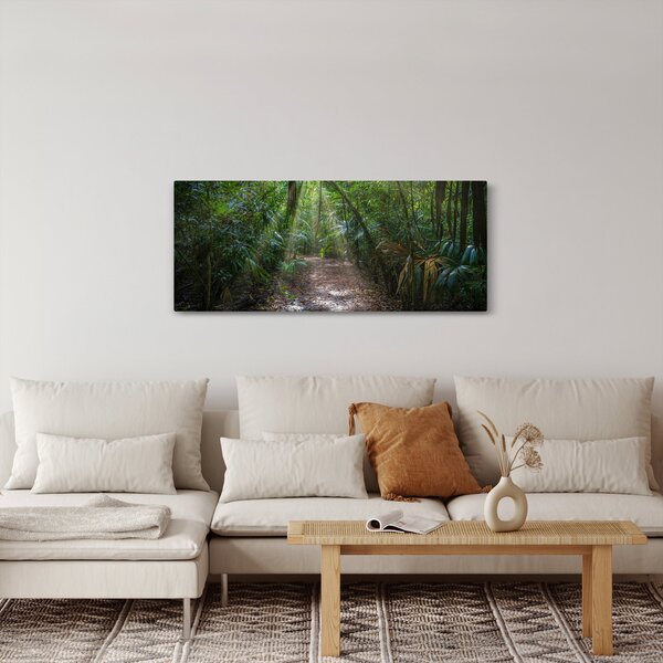 Slika - Sunčeve zrake u džungli (120x50 cm)