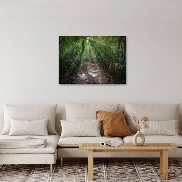 Slika - Sunčeve zrake u džungli (70x50 cm)