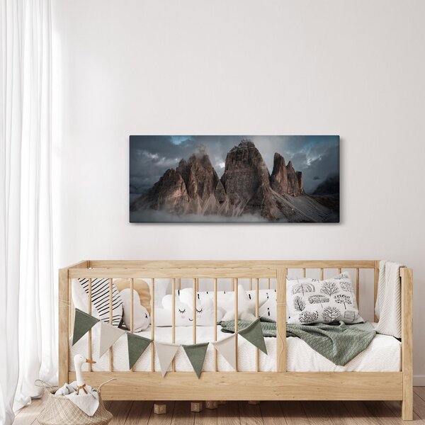 Slika - Tri zuba, talijanski Dolomiti (120x50 cm)
