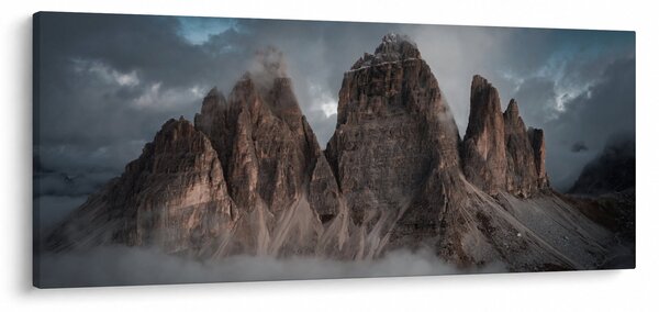 Slika - Tri zuba, talijanski Dolomiti (120x50 cm)