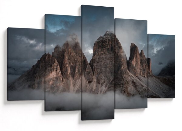 Slika - Tri zuba, talijanski Dolomiti (150x105 cm)