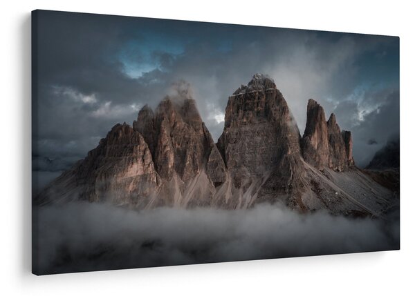 Slika - Tri zuba, talijanski Dolomiti (90x60 cm)