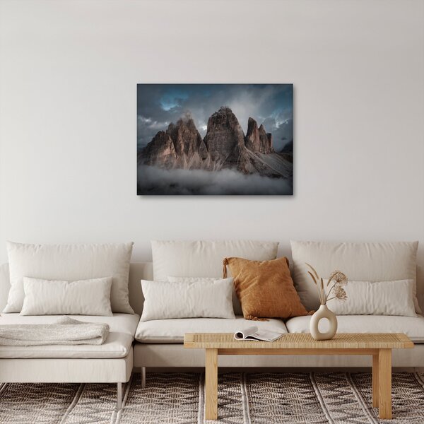 Slika - Tri zuba, talijanski Dolomiti (70x50 cm)