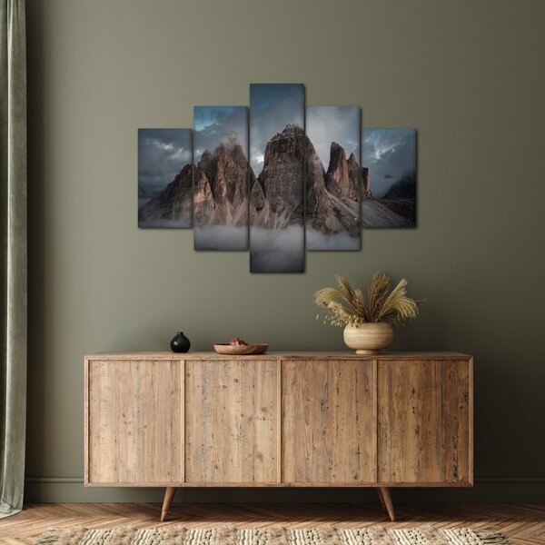 Slika - Tri zuba, talijanski Dolomiti (150x105 cm)