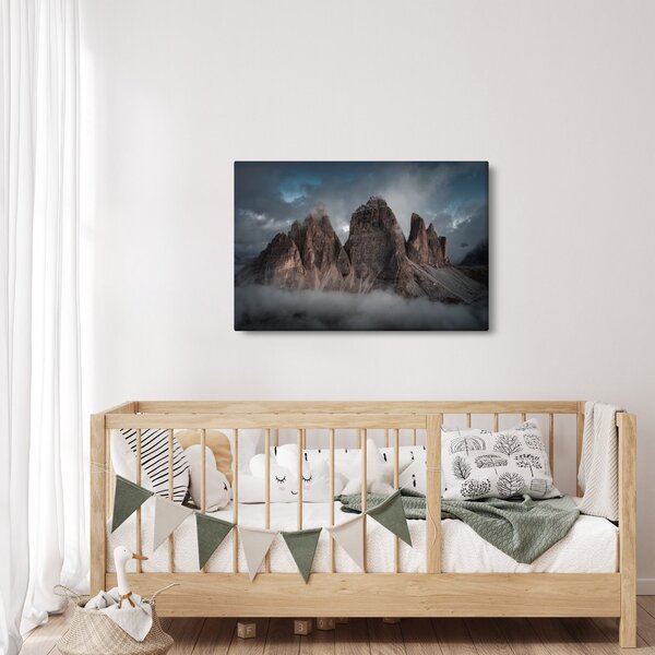 Slika - Tri zuba, talijanski Dolomiti (90x60 cm)