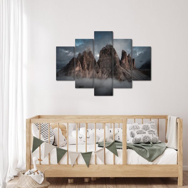 Slika - Tri zuba, talijanski Dolomiti (150x105 cm)