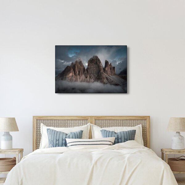 Slika - Tri zuba, talijanski Dolomiti (90x60 cm)
