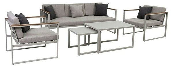 SENSUM Set lounge namještaja Hasseludden (5 -dij., Svijetlo siva, bež)
