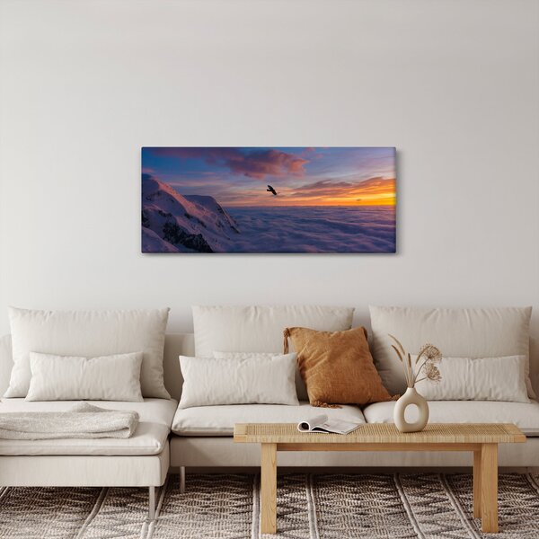 Slika za zalaska sunca, Mt. Blanc (120x50 cm)