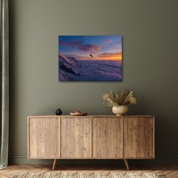 Slika za zalaska sunca, Mt. Blanc (70x50 cm)