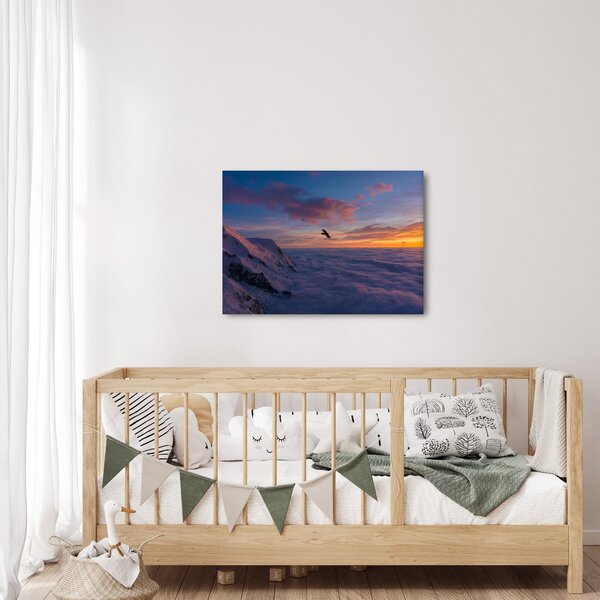 Slika za zalaska sunca, Mt. Blanc (70x50 cm)