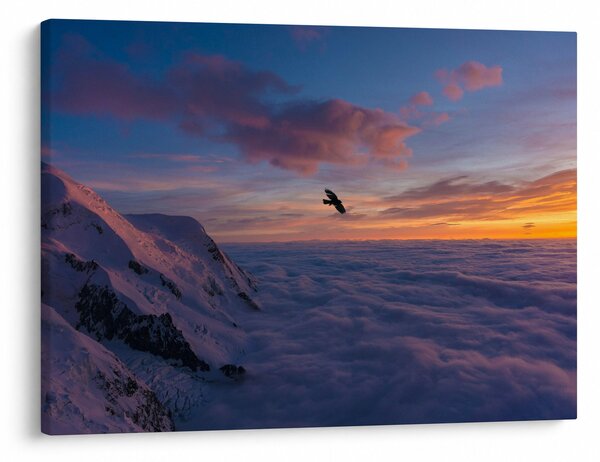 Slika za zalaska sunca, Mt. Blanc (70x50 cm)