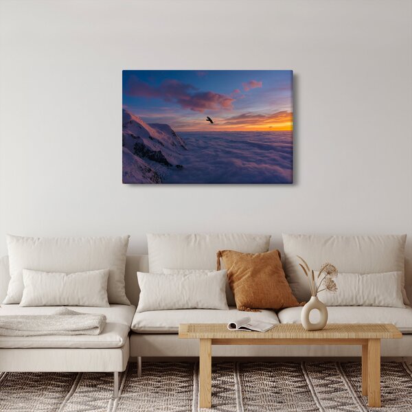 Slika za zalaska sunca, Mt. Blanc (90x60 cm)