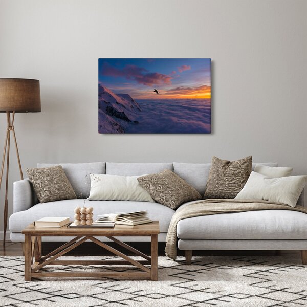 Slika za zalaska sunca, Mt. Blanc (90x60 cm)