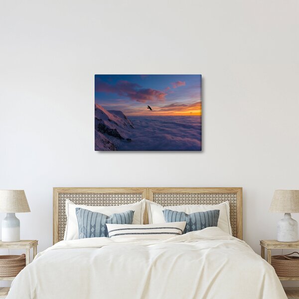 Slika za zalaska sunca, Mt. Blanc (70x50 cm)