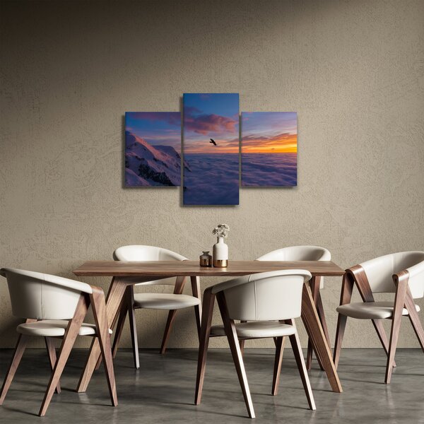 Slika za zalaska sunca, Mt. Blanc (90x60 cm)