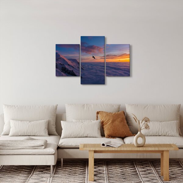 Slika za zalaska sunca, Mt. Blanc (90x60 cm)