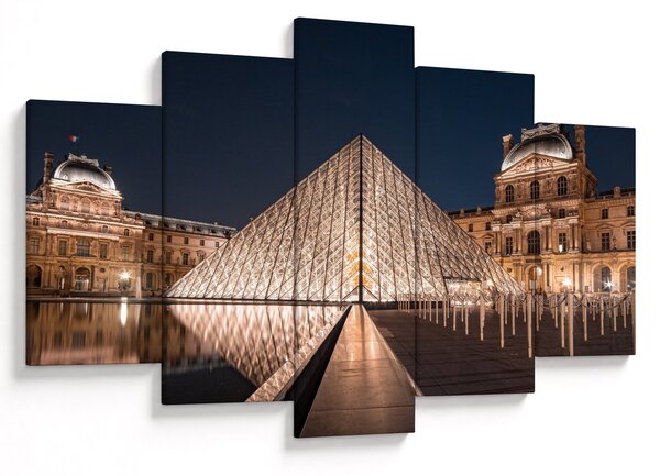 Slika - Louvre noću (150x105 cm)