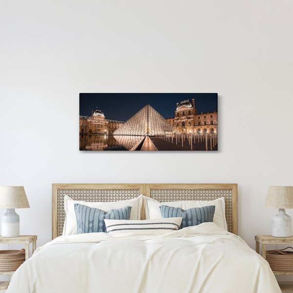 Slika - Louvre noću (120x50 cm)