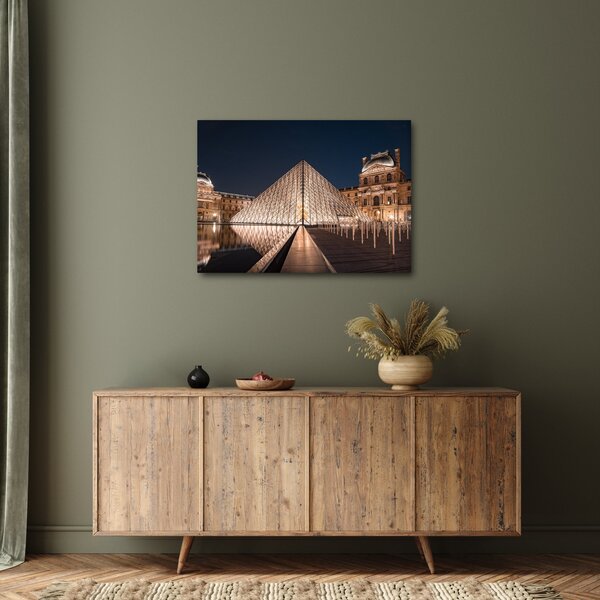Slika - Louvre noću (70x50 cm)