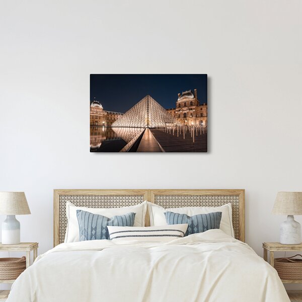 Slika - Louvre noću (90x60 cm)