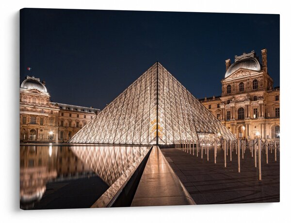 Slika - Louvre noću (70x50 cm)