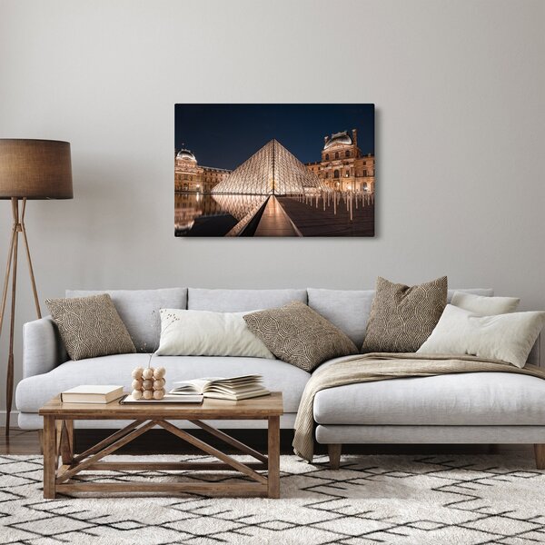 Slika - Louvre noću (90x60 cm)