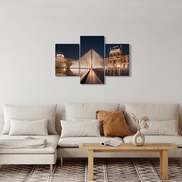 Slika - Louvre noću (90x60 cm)