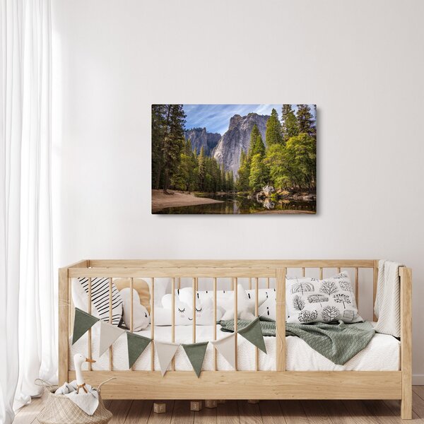 Slika - Ispod Josemitske stijene (90x60 cm)