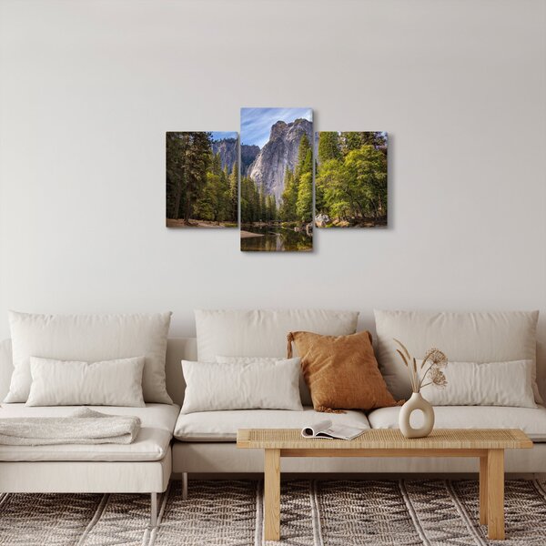 Slika - Ispod Josemitske stijene (90x60 cm)