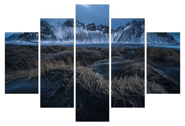Slika pogleda na islandske vrhove (150x105 cm)