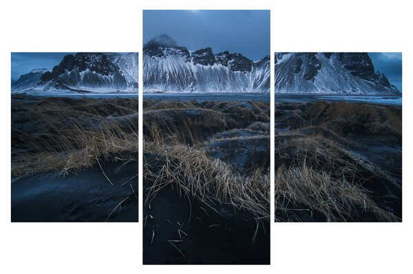 Slika pogleda na islandske vrhove (90x60 cm)