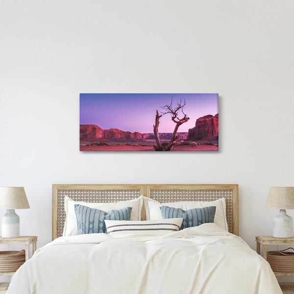 Slika stabla u blizini crvenih stijena (120x50 cm)