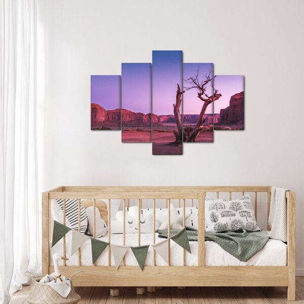 Slika stabla u blizini crvenih stijena (150x105 cm)