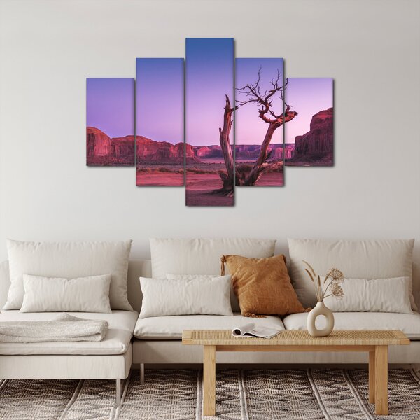 Slika stabla u blizini crvenih stijena (150x105 cm)