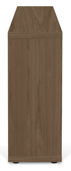 Smeđa biblioteka u dekoru oraha 150x83 cm Berlin – TemaHome