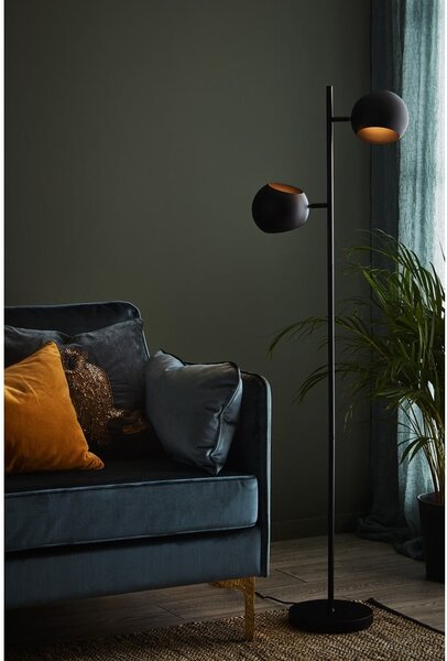 Crna podna lampa Edgar - Markslöjd