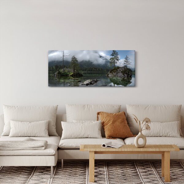 Slika drveća u jezeru (120x50 cm)