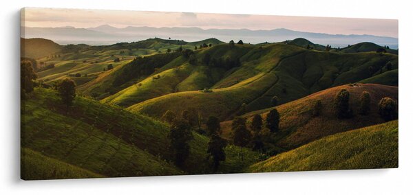 Slika - Pogled na tajlandska brda (120x50 cm)