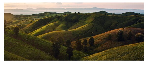 Slika - Pogled na tajlandska brda (120x50 cm)