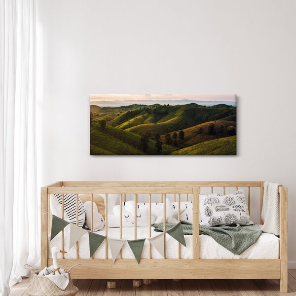 Slika - Pogled na tajlandska brda (120x50 cm)