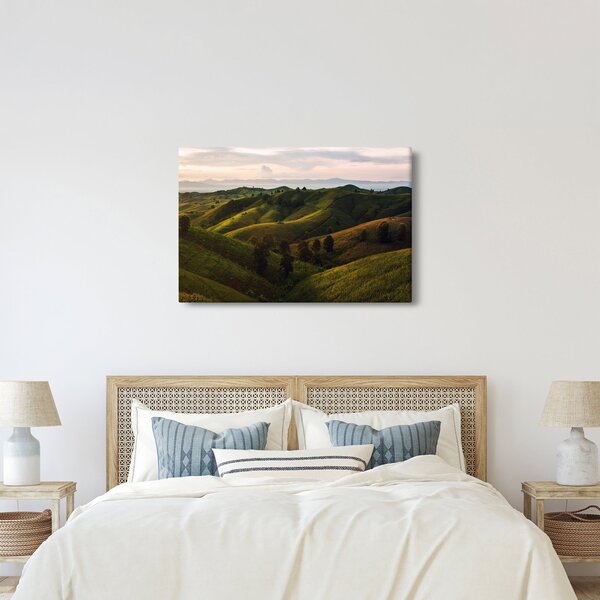 Slika - Pogled na tajlandska brda (90x60 cm)
