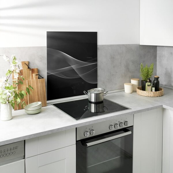 Zidna zaštitna ploča za štednjak od kaljenog stakla 70x60 cm Smoke – Wenko