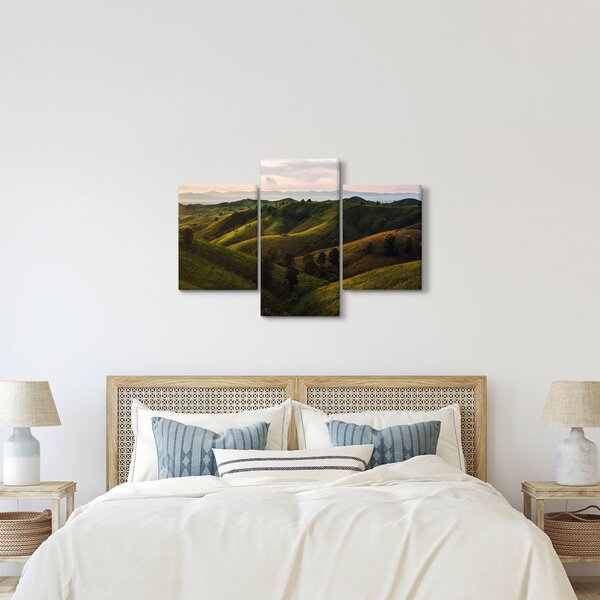 Slika - Pogled na tajlandska brda (90x60 cm)