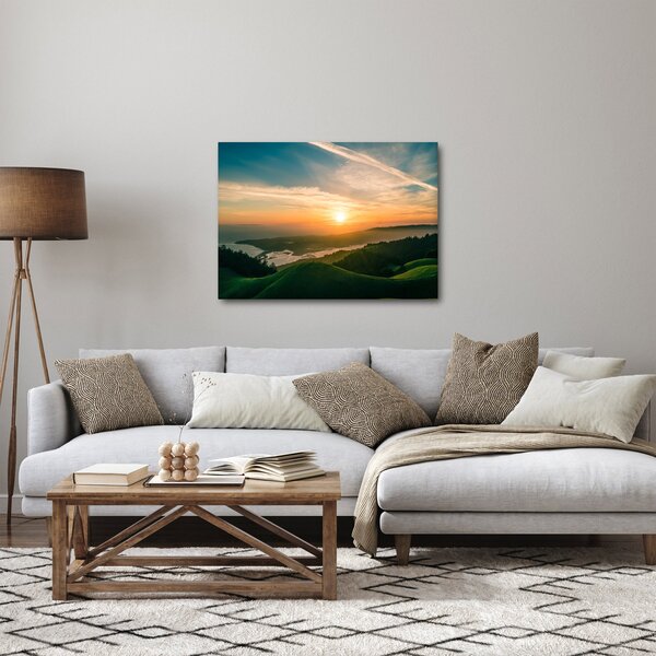 Slika izlaska sunca nad morem (70x50 cm)
